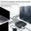 4 σε 4 εξόδους KVM USB2.0 Switch Hub Adapter USB2.0 Printer για φορητό υπολογιστή 4