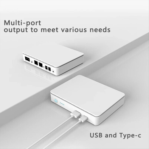 POE mini UPS router stromausfall backup-stromversorgung (15600MAH) EU stecker 2