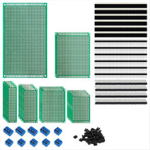 Kit de prototype de circuit imprimé 147 pièces - Cartes perforées double face