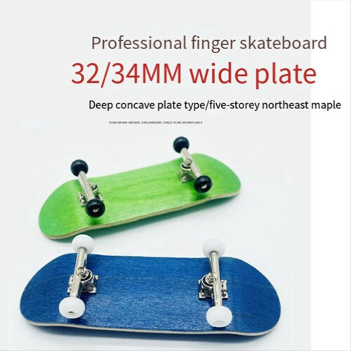 Finger skateboard bredde 32 mm profesjonell lønnerød 1