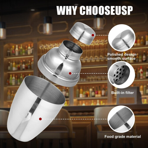 6PCS Mini Cocktail Shaker, Trinken Shaker Cocktail 2