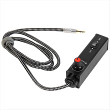 3,5 mm stereo XLR-audio-isolator met volumeregeling