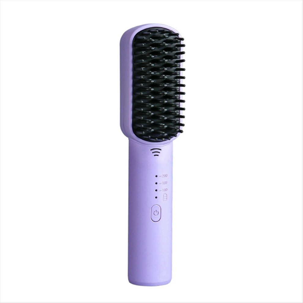 Wireless Straightener Brush Negative Ions Do Not Hurt Hair Cordless