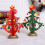 DIY Wooden Christmas Tree Christmas Tree Gift three-dimensional green 6