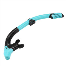 Suchý šnorchlovací tubus Easy Breath pro potápění s ochranným krytem proti stříkající vodě s horním ventilem D