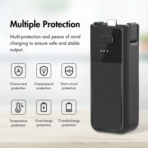 Powerbank til 3-håndsgreb 2800mAh batterihåndtag 1