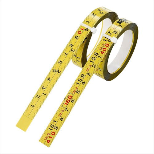 Fita métrica e imperial de 410 cm/161 polegadas para leitura da direita para a esquerda