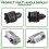 Motorfiets 410W Motor & Set voor 6