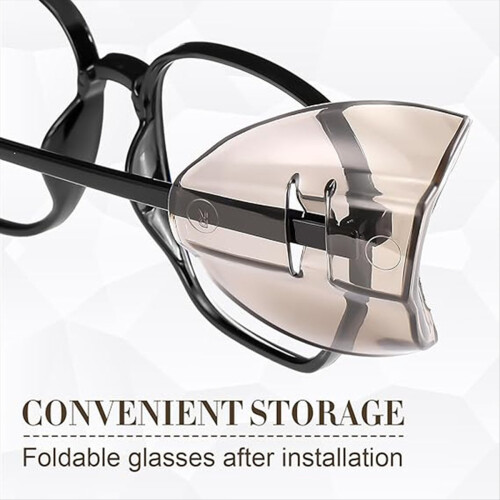 Safety Glasses Side Black Transparent 1