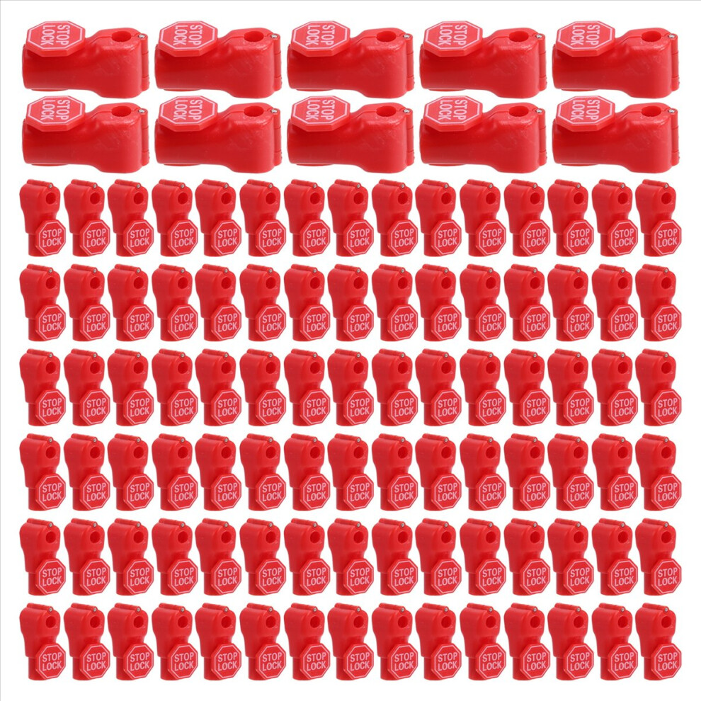 100Pcs 6Mm Plastic Anti-Theft Locks Unlock Device Retail Shop 4714188478402