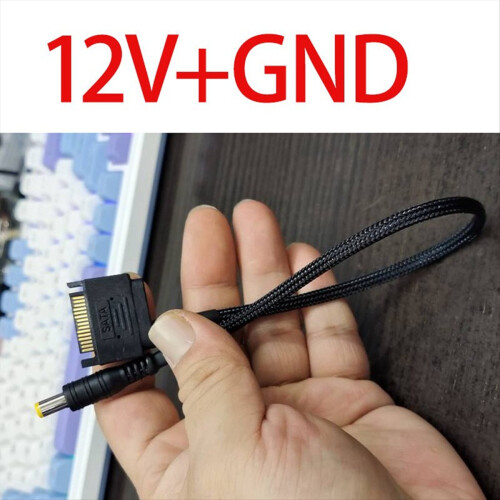 Napájecí kabel s adaptérem a převodníkem 5,5 mm x 2,1 mm (samec/DC) 1
