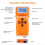 RC3563 Batterispenning intern motstandstester, testerklips 4