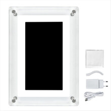 5-palcový digitálny fotorámik, 1200 mAh IPS obrazovka, zástrčka pre EÚ