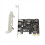 PCI Express X1 til USB 3.0 5 Gbps 2-ports type C til stationær pc 4