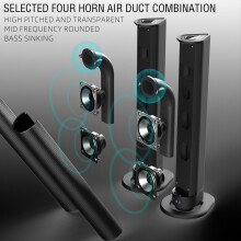 TV Soundbar Bluetooth-højttaler AUX/BT/OPT-tilslutning Soundboks