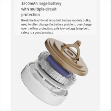 LED-valonauha IPX4 vedenpitävä retkivalosarja 1800mAh, A