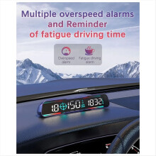 G19 HUD Head-up-display Speedometer Bilhastighedsmåler Overhastighedsalarm