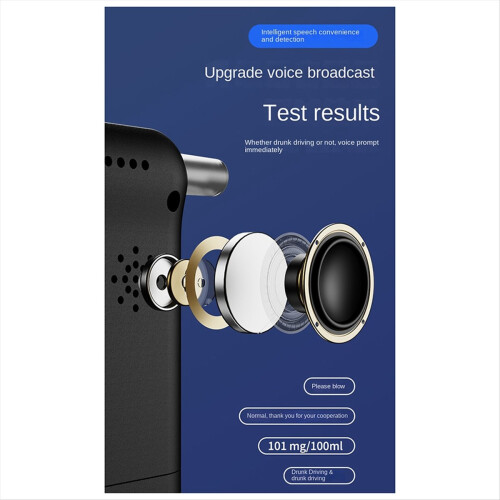 Tester digital de alcool Detector profesional de alcool Etilotest