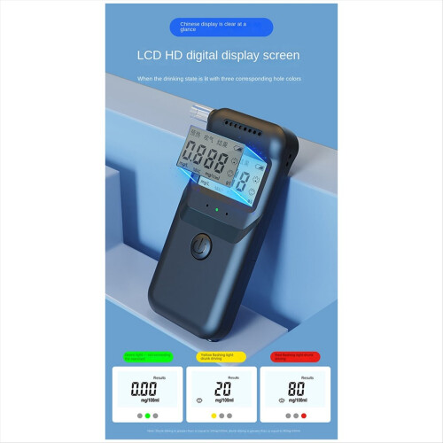Tester digital de alcool Detector profesional de alcool Etilotest 2