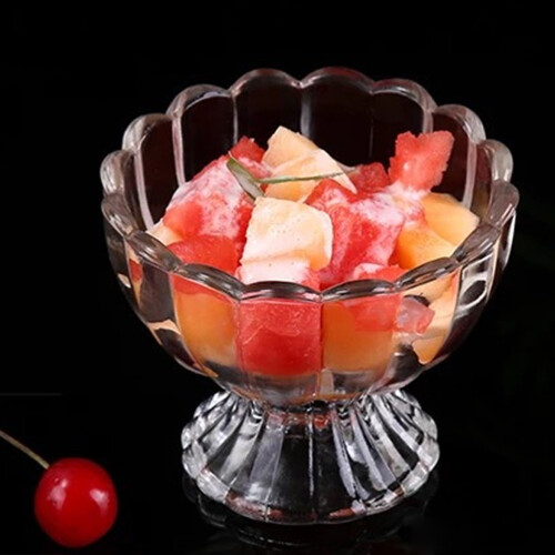 1 De Vidrio Transparente Para Ensalada Pudín 1