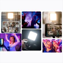 Luz LED de bolsillo para grabación de video, cámara, portátil, luz para selfies, A