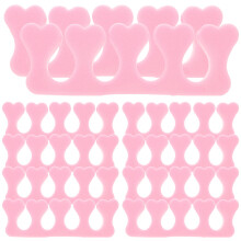 120 Pcs Sponge Nail Finger Toe Separators For Manicure Pedicure Pink
