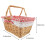 Carrying Basket Wicker With Handle Folding Storage Home 1pack 3