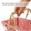 Carrying Basket Wicker With Handle Folding Storage Home 1pack 8