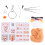 diy penguin shape needle felt craft kit decorative supplies set 2