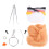 diy penguin shape needle felt craft kit decorative supplies set 5