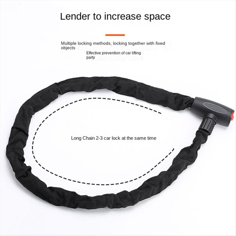 120cm Mountain bike bicycle lock anti-theft key lock mountain bike-image-OPC-PMD5B6Z-NEW