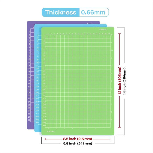 τεμάχια χαλάκι κοπής 8,5x12in για - Xtra 6 τεμάχια επαναχρησιμοποιήσιμα αυτοκόλλητα 1