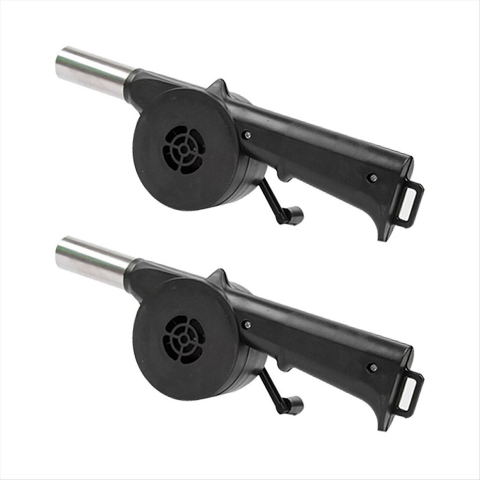 2Pcs Hand Bbq Fan Outdoor Bbq Fan Air Blower For Barbecue 4714188425178