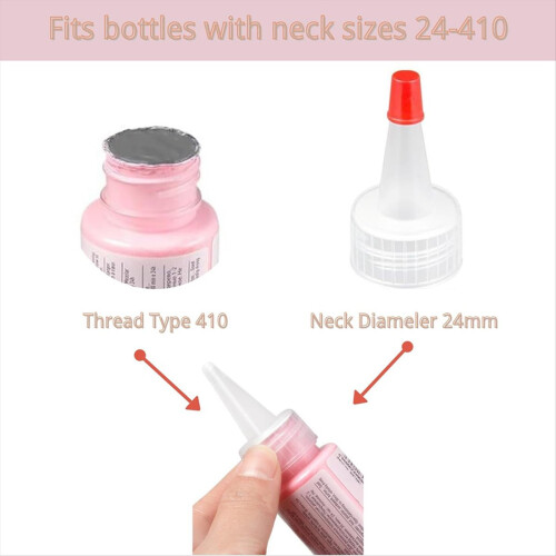 12-Pack Applicator Caps for 2 Oz Acrylic Paint Bottles 2