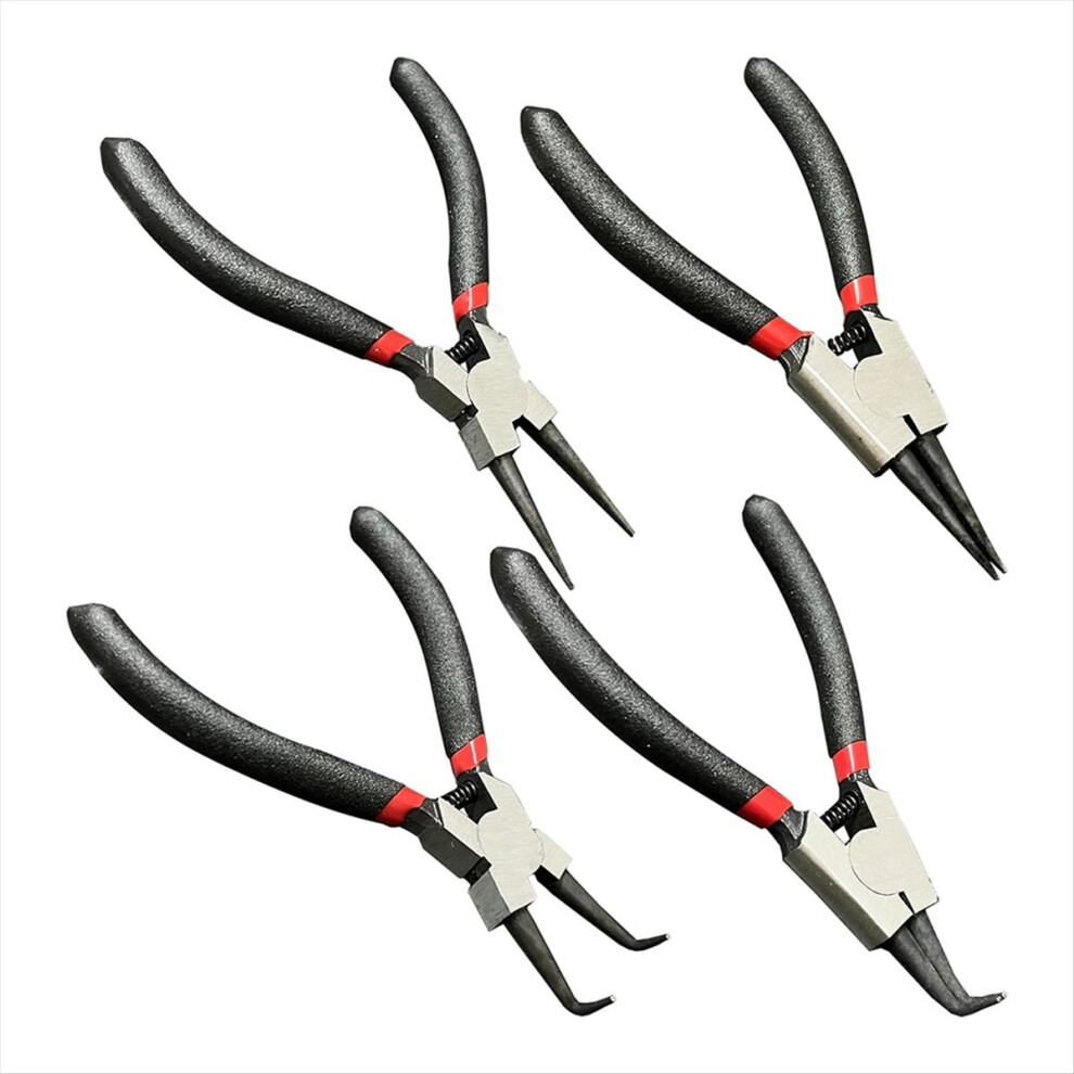 Small Snap Ring Pliers Set Mini Internal & External Circlip Plier 4714188444742