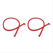 2 cuerdas rígidas para trucos de magia, para comedia y escenario (rojas)