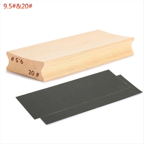 Bloco de lixa para braço de guitarra de dupla finalidade de 9,5 e 20 mm 1