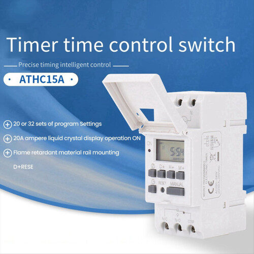 Profesjonell timer tidskontrollbryter ATHC15 20A 30A 2