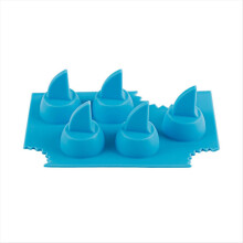 Silikon-Eiswürfelschale in Haifischflossenform für Gefrierschrank, 1 Stück