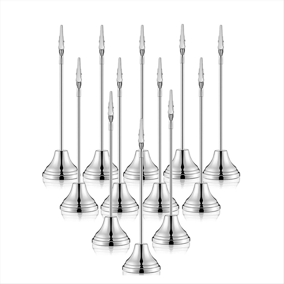 12 Pcs Table Number Holders 9In Place Card Holder With Alligator Clip 4714188403503