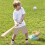 Baseball pitching maskine Legetøj til børn med bat og 3 baseballbolde 4