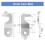 Tool Box Lock, 5/8In Cabinet Cam Lock Keyed Alike,Tool Box Lock 3