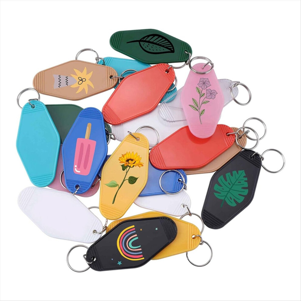 60 Pcs Blank Hotel Keychain,Blank Motel Keychain-image-OPC-PMD5GBB-NEW