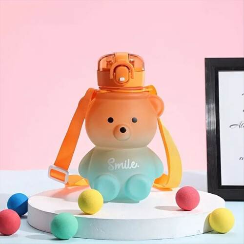 1pc Gradient Cute Water Cup Summer High-value Girls Plastic Cup A 2