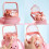 1pc Gradient Cute Water Cup Summer High-value Girls Plastic Cup A 6