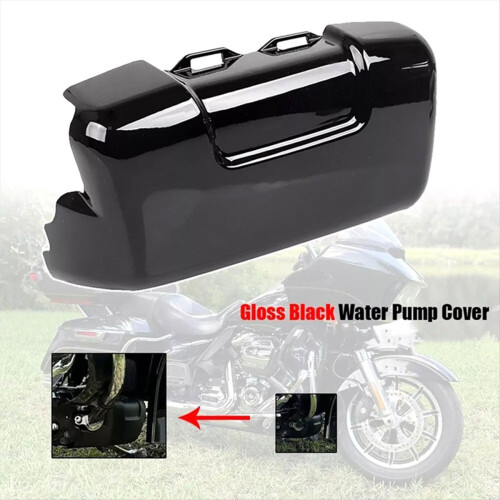 Blank Sort Vandpumpedæksel Passer Til TRI GLIDE ULTRA FLHTCUTG 2