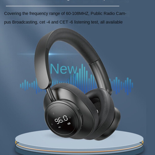 Wireless Headset Headphone With Mic Khaki 1