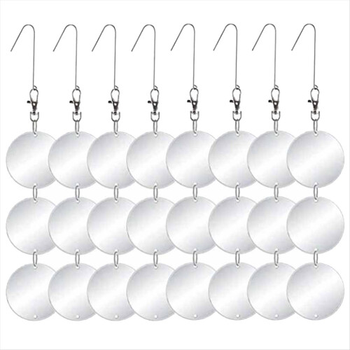 Mirror Reflective Bird Repellent Upgraded Bird Scare Discs Set