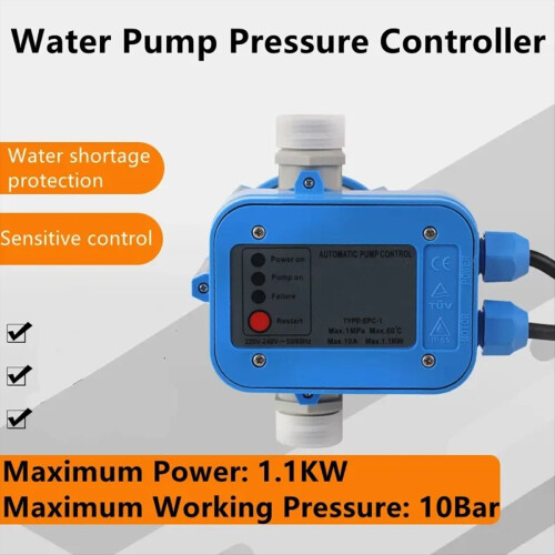 IP65 10A 220V-240VAC Vandpumpe Trykafbryder 1