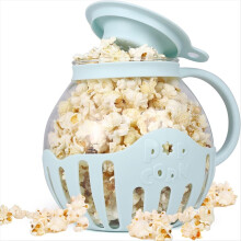 Máquina para hacer palomitas de maíz para microondas, color azul